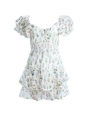 Hartford Floral Eyelet Romper