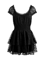 Gracie Eyelet Chiffon Romper