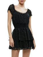 Gracie Eyelet Chiffon Romper