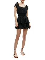 Gracie Eyelet Chiffon Romper