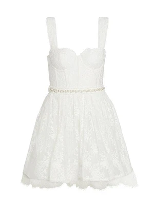 Hope Embellished Organza Minidress