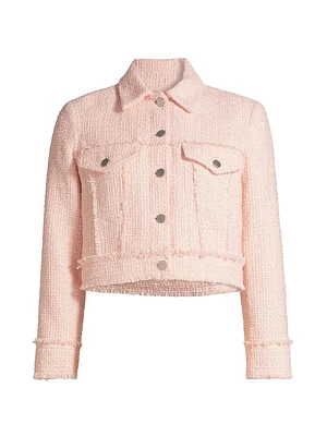 Chloe Tweed Crop Jacket