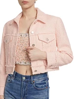 Chloe Tweed Crop Jacket