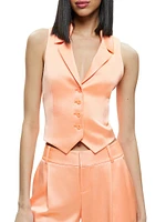 Amber Satin Vest Top