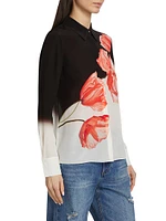 Brady Floral Silk Blouse