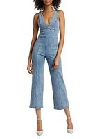 Sandra Denim V-Neck Jumpsuit