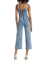 Sandra Denim V-Neck Jumpsuit