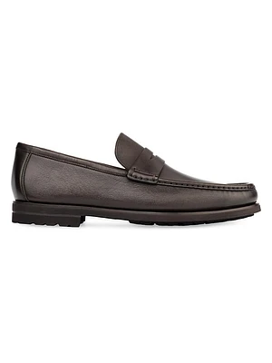 Belfast Leather Penny Loafers