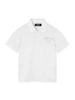 Baby Boy's Logo Milano Print Polo Shirt