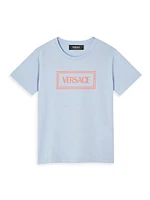 Little Boy's & Brick Logo Print T-Shirt