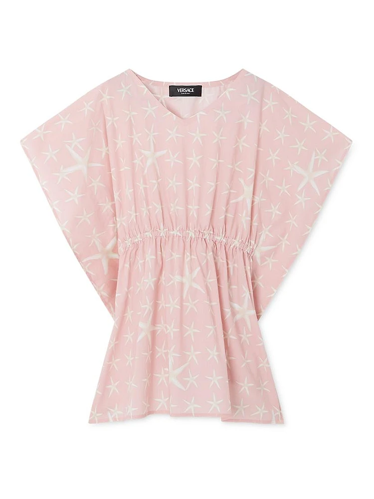 Girl's Stella Marina PoplinSwim Robe