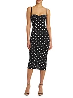 Polka Dot Sweetheart Midi-Dress