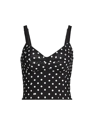 Polka Dot Sweetheart Top