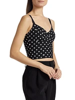 Polka Dot Sweetheart Top