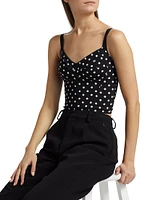 Polka Dot Sweetheart Top