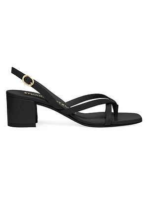 Oasis 50MM Leather Slingback Sandals