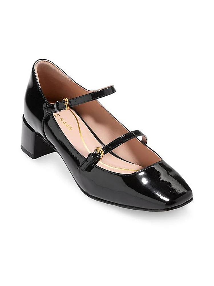 Paxton 35MM Patent Leather Mary Jane Pumps