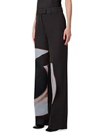 Fior Mocca Loop Print High-Rise Pants