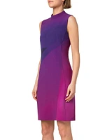 Wool Ombré Sheath Dress