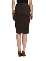 Leather Pencil Skirt