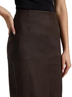 Leather Pencil Skirt