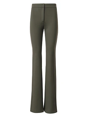 Faris Neoprene Boot-Cut Pants