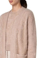 Brushed Cashmere Cardigan