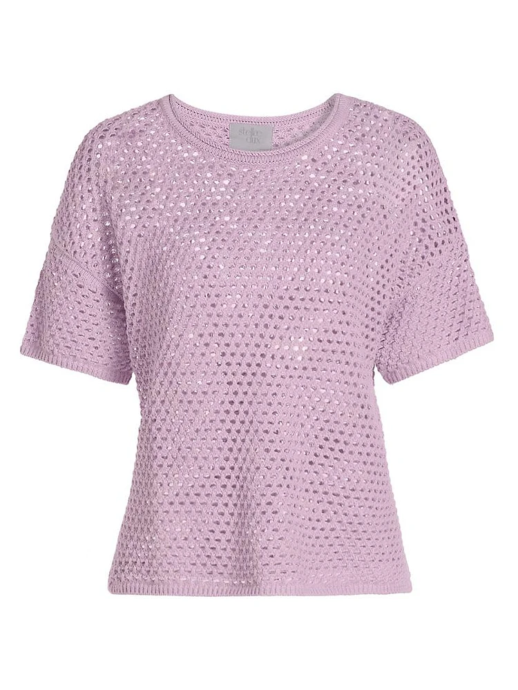 Boxy Crocheted T-Shirt