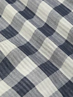 Seersucker Check Cotton Shirt