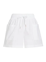 Cotton Drawstring Shorts