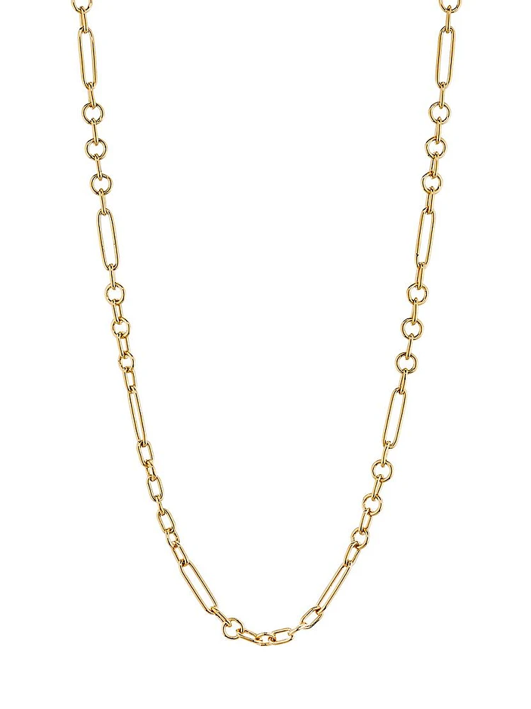 18K Yellow Gold Chain Necklace