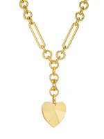 Ever Growing Facets Of Love 18K Yellow Gold Chain Necklace