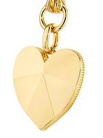 Ever Growing Facets Of Love 18K Yellow Gold Chain Necklace