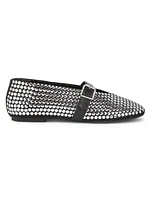 Eiza Studded Leather Ballet Flats