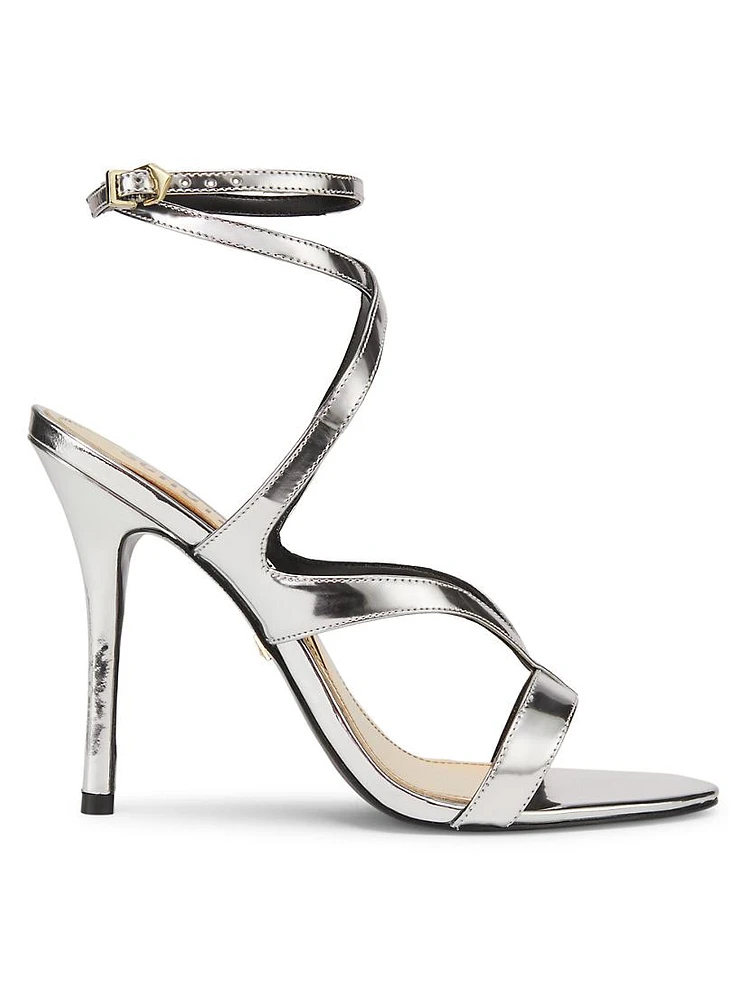 Stephanie 101MM Metallic Stiletto Sandals