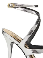 Stephanie 101MM Metallic Stiletto Sandals