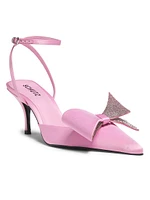 Kirsten 75MM Satin Bow Pumps