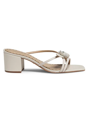 Alma 63MM Leather Sandals