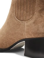 Downtown Suede Chelsea Booties