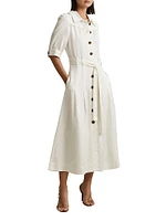 Malika Belted Shirtdress