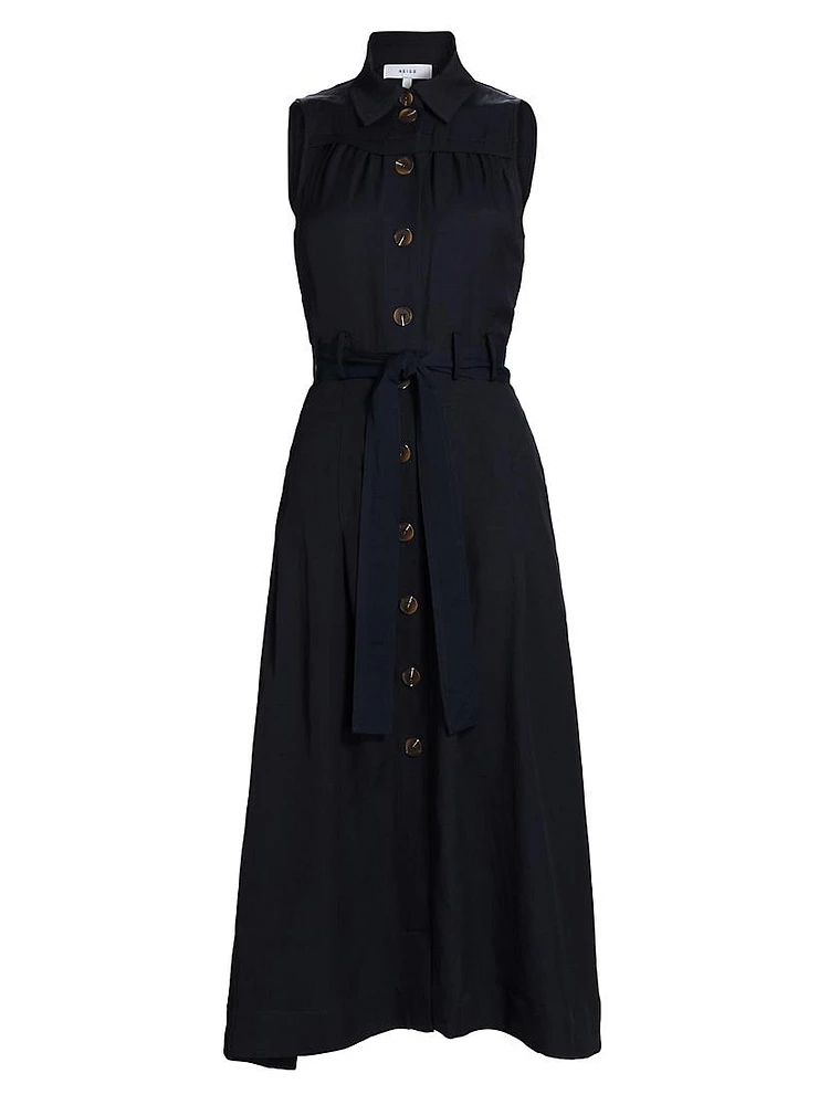 Heidi Belted Midi Shirtdress