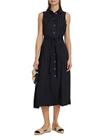 Heidi Belted Midi Shirtdress