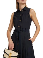 Heidi Belted Midi Shirtdress