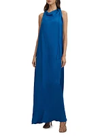 Dina Cowlneck Maxi Dress