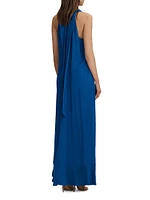 Dina Cowlneck Maxi Dress