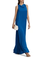 Dina Cowlneck Maxi Dress