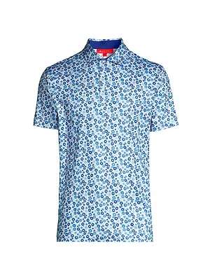 Beech Floral Print Polo