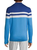 Cooper Striped Half-Zip Sweater