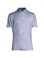 Brewer Clover Print Polo