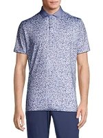 Brewer Clover Print Polo